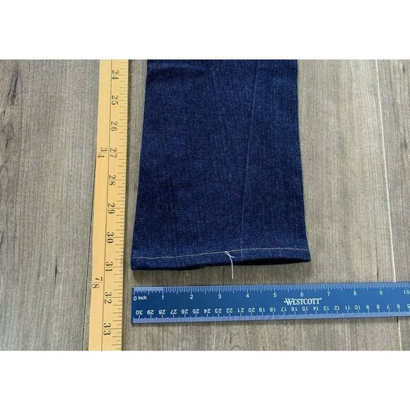 True Religion Womens Jeans Joey Low Rise Flare Stretch Dark Wash Size 28 - Picture 6 of 9